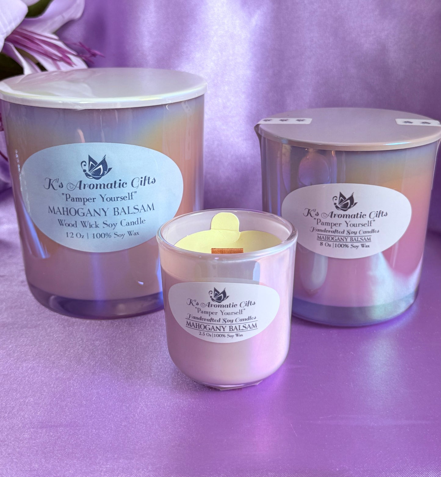 Mahogany Balsam Handcrafted Soy Candle