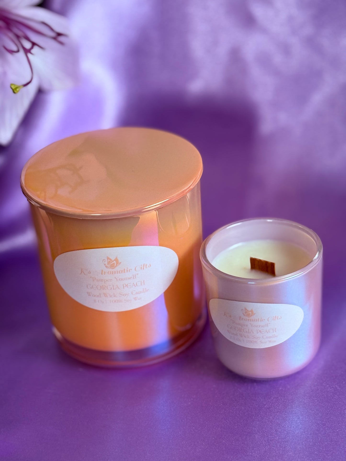 Georgia Peach Handcrafted Soy Candle