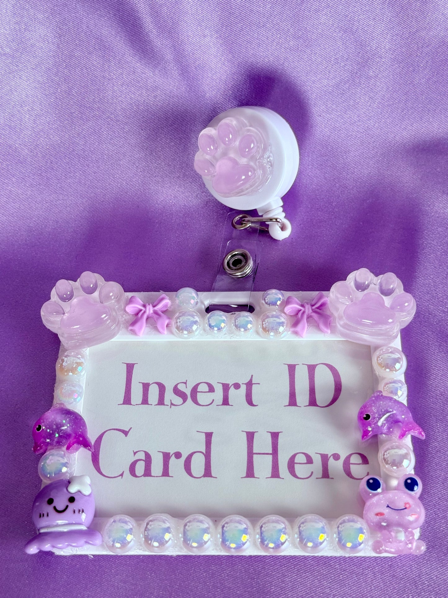 Beaded Badge Holder
