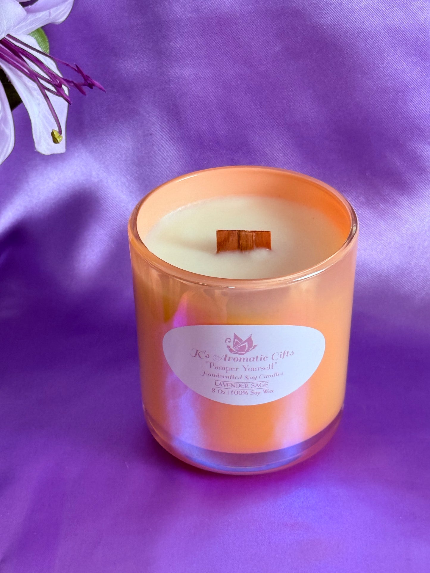 Lavender Sage Handcrafted Soy Candle