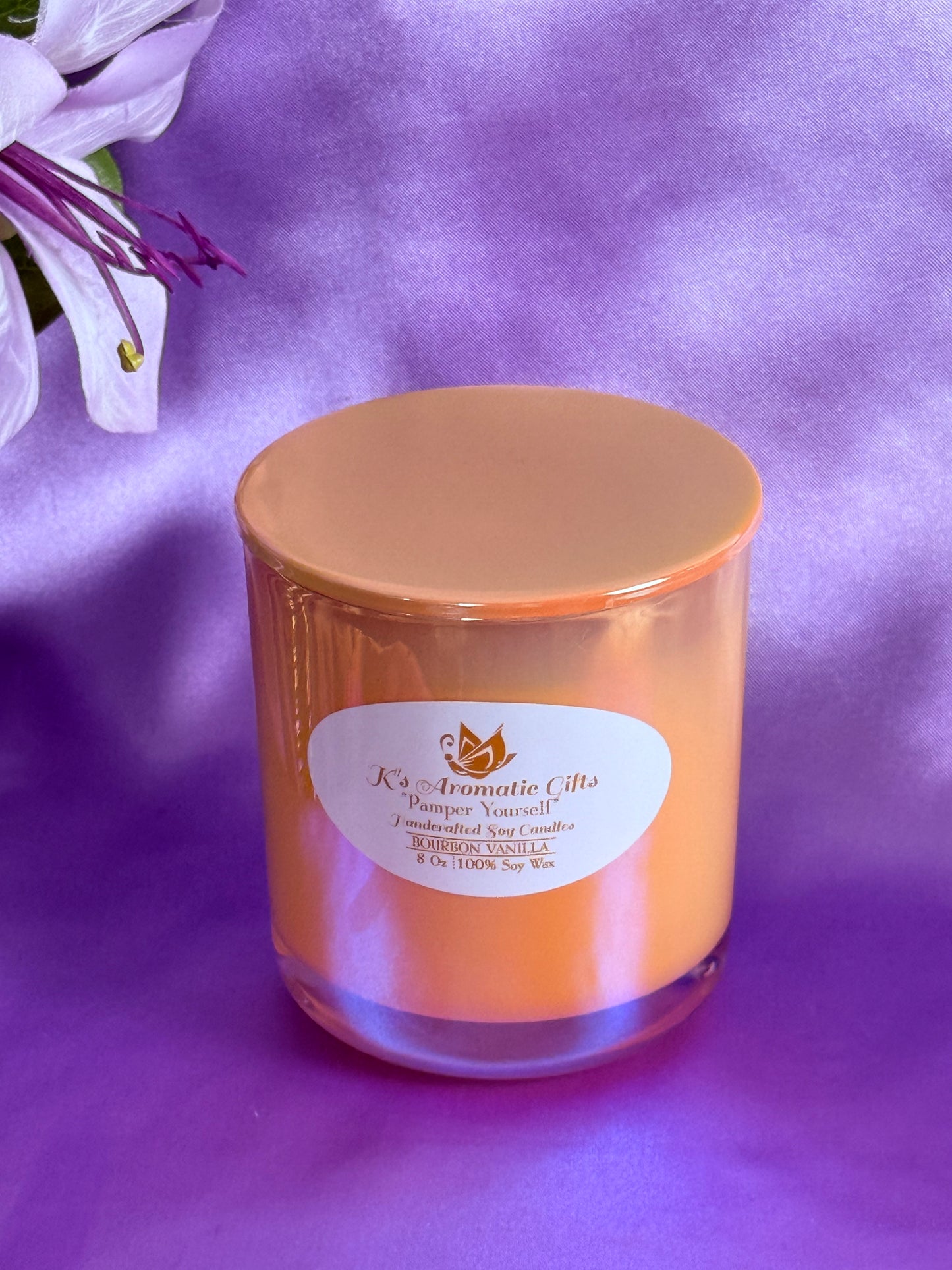 Bourbon Vanilla Handcrafted Soy Candle