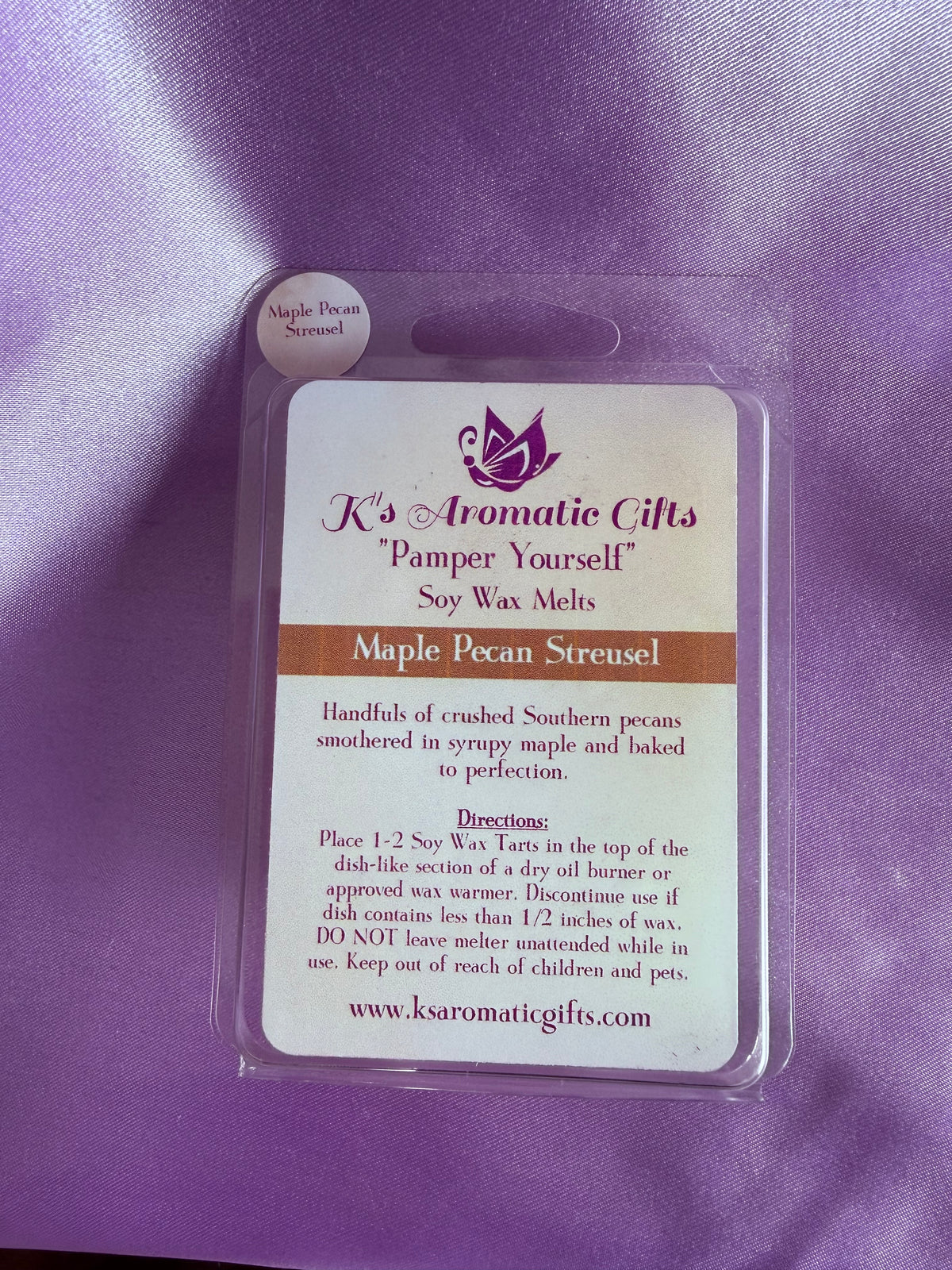 Maple Pecan Streusel Handcrafted Soy Wax Melts
