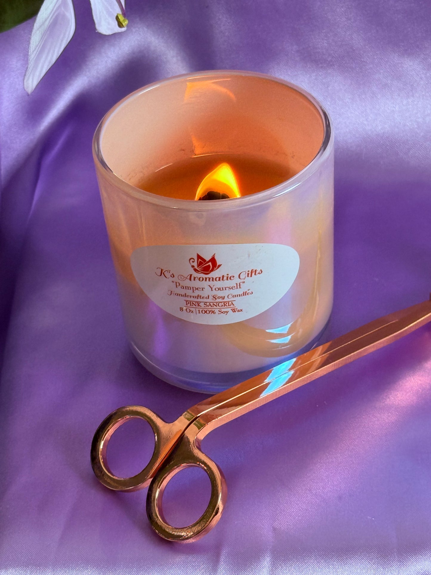 Pink Sangria Handcrafted Soy Candle