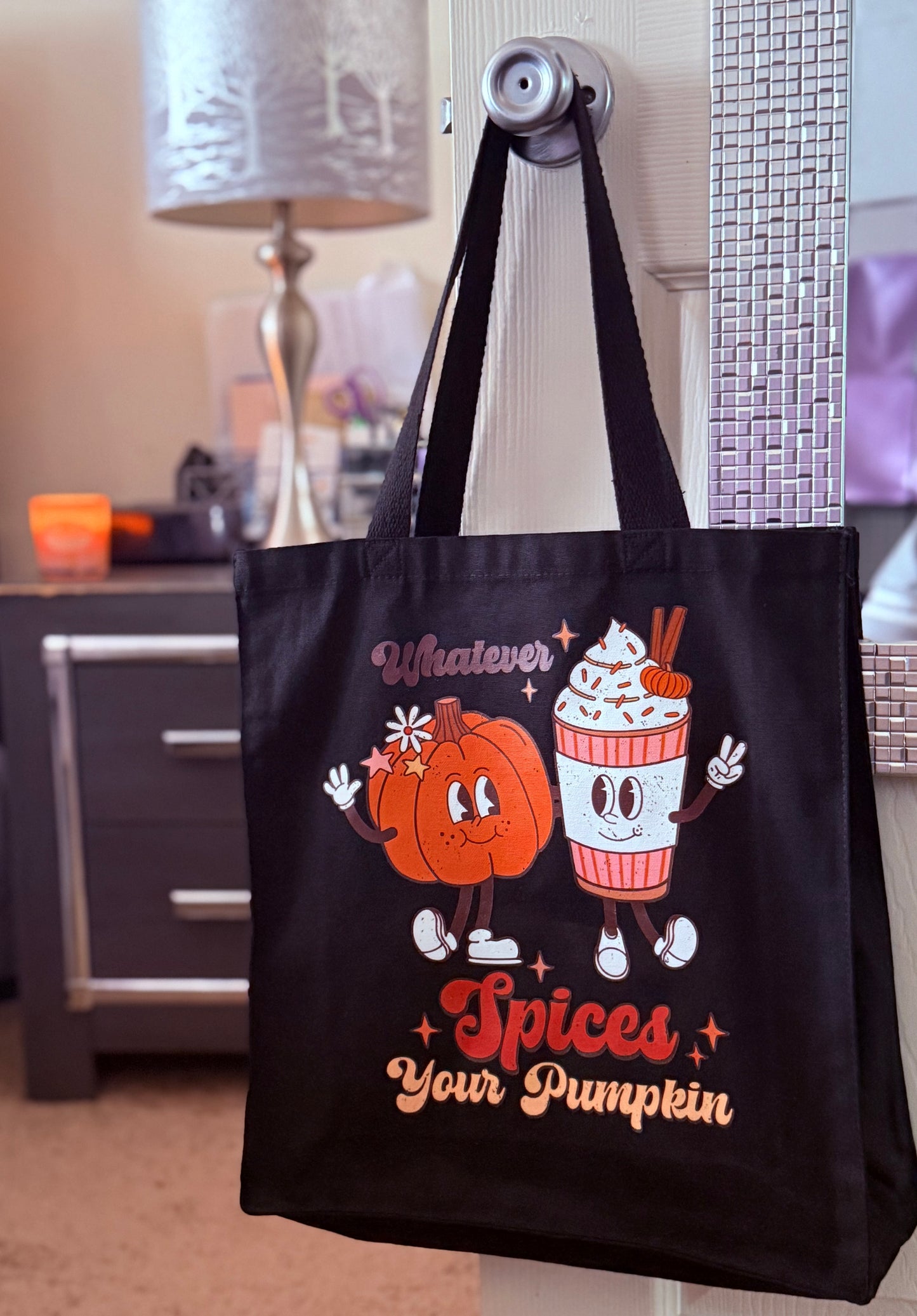 Pumpkin Spice Tote Bag