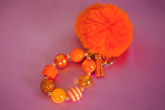 Beaded Keychain Wristlet