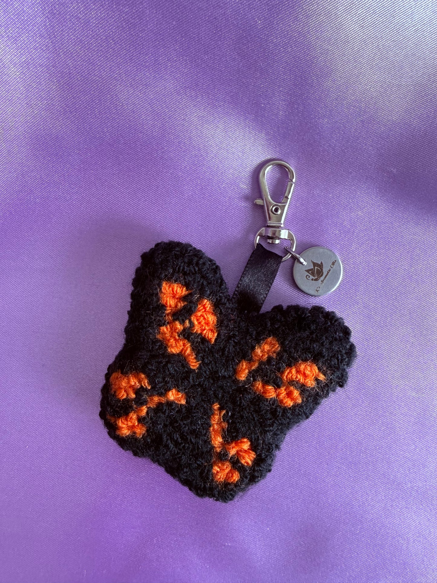 Butterfly Punch Needle Bag Charms