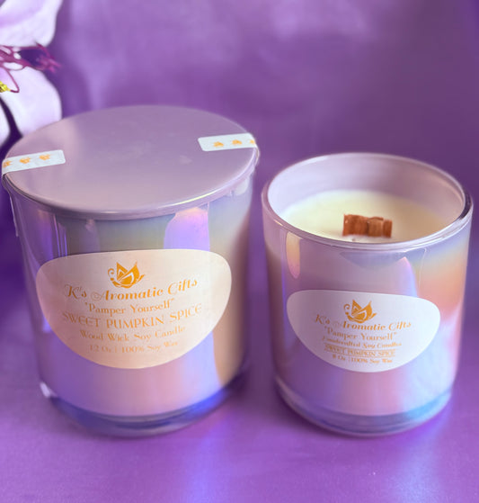 Sweet Pumpkin Spice Handcrafted Soy Candle