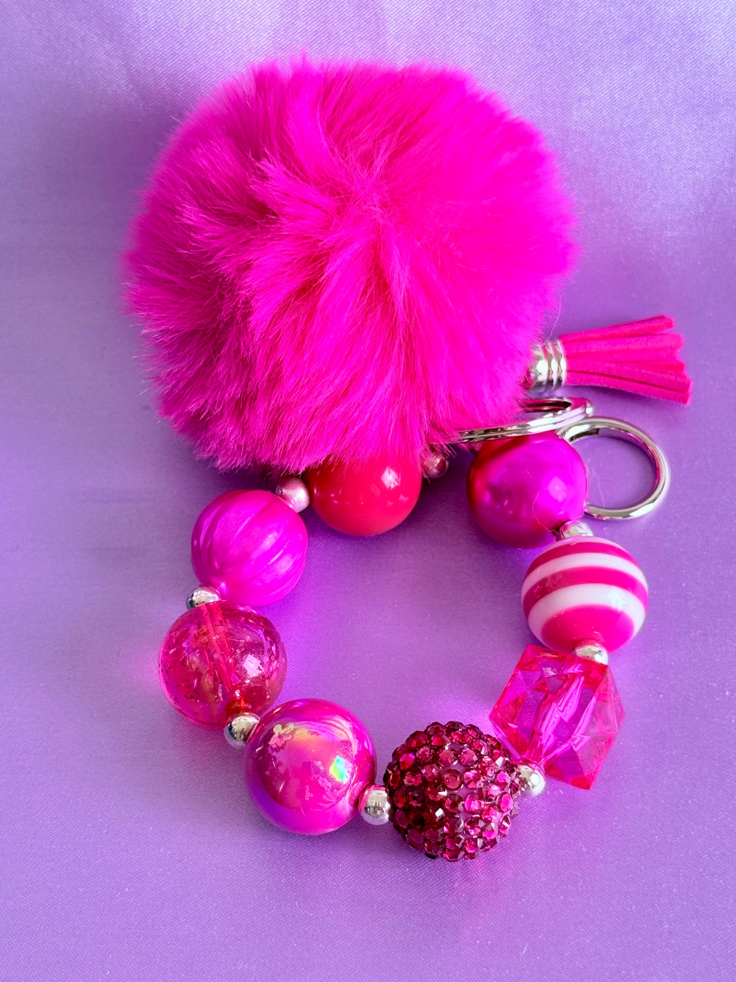 Beaded Keychain Wristlet