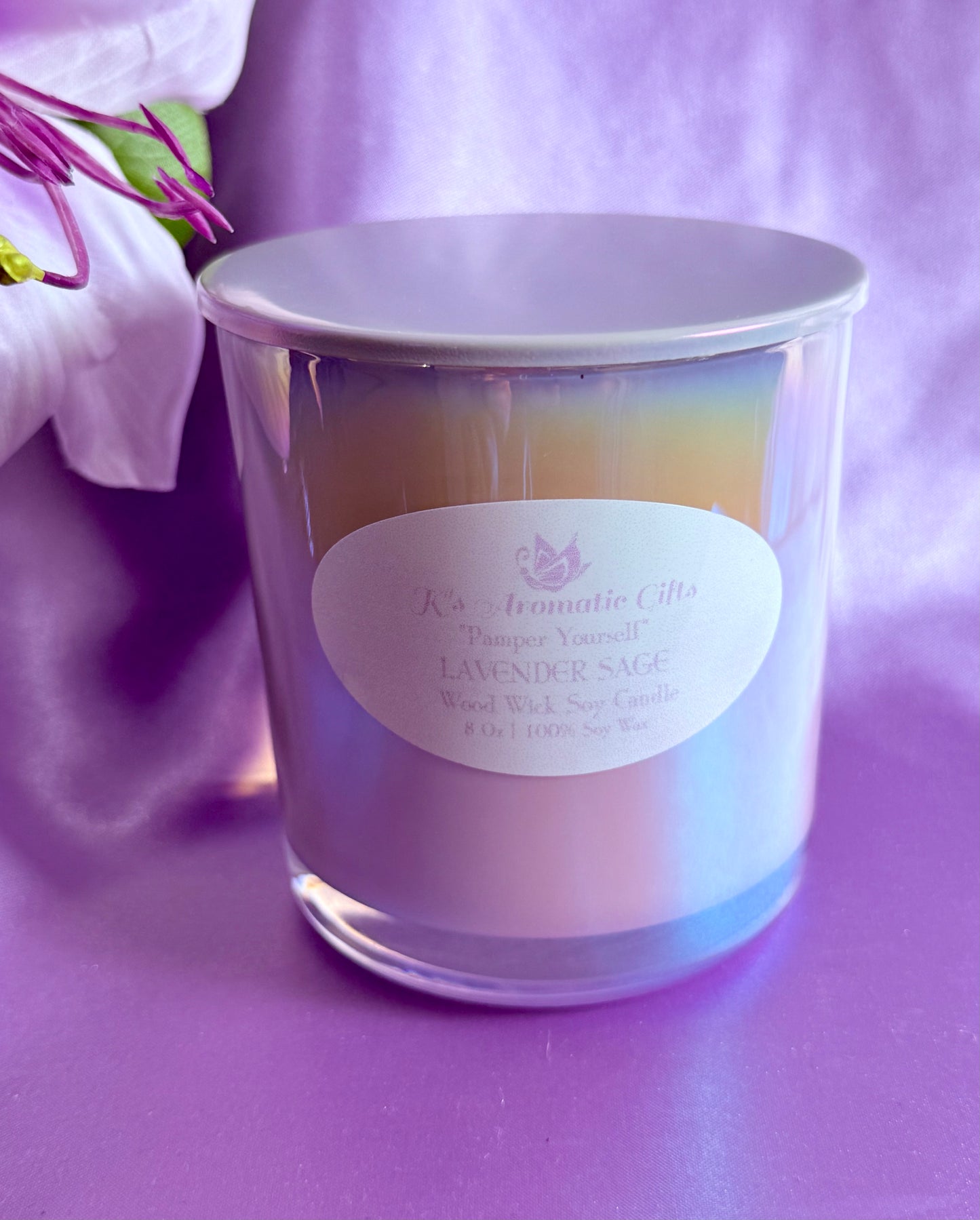 Lavender Sage Handcrafted Soy Candle