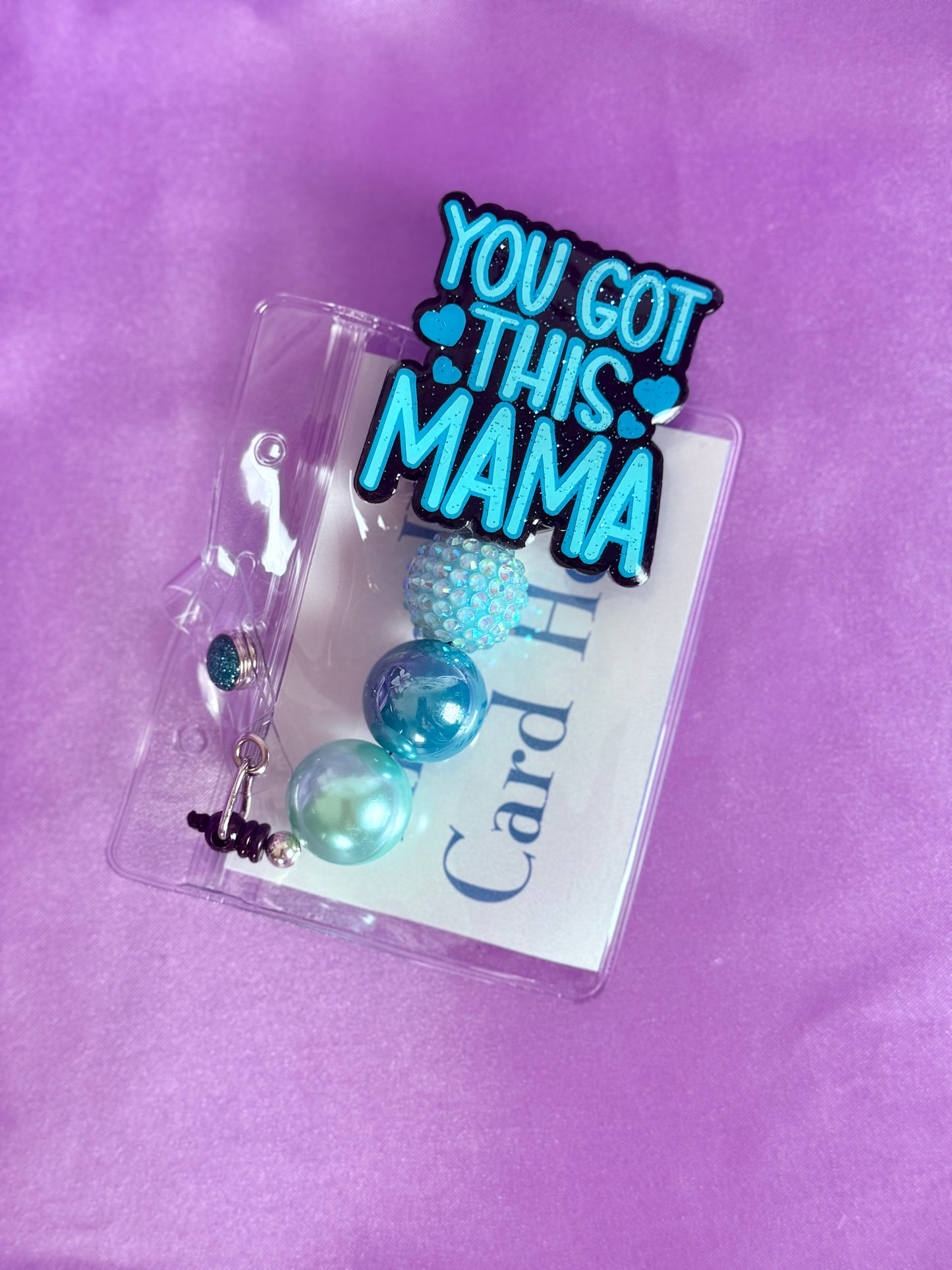 Beaded Badge Reel