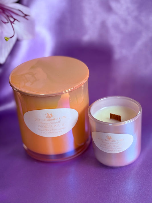Georgia Peach Handcrafted Soy Candle