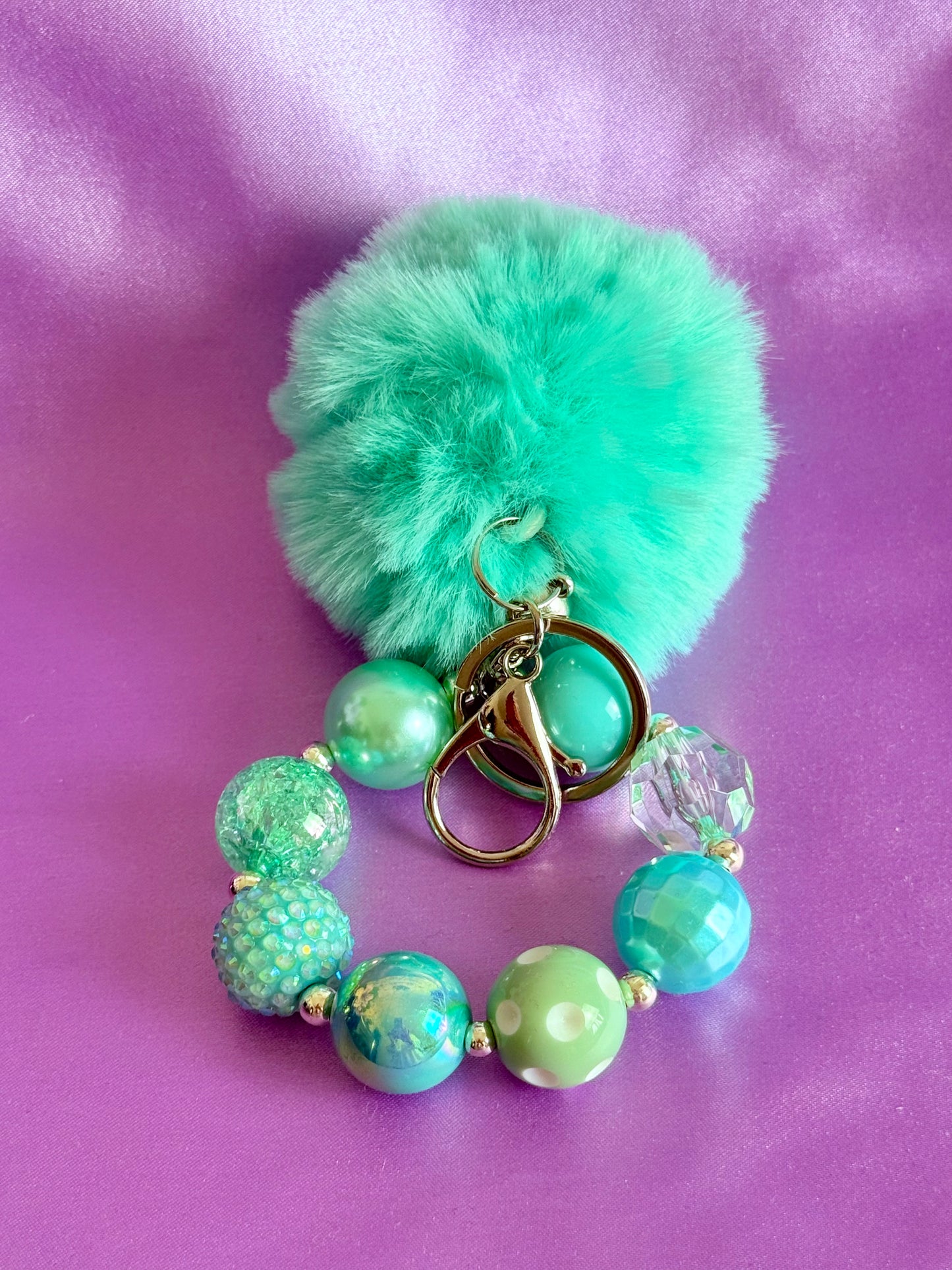 Beaded Keychain Wristlet