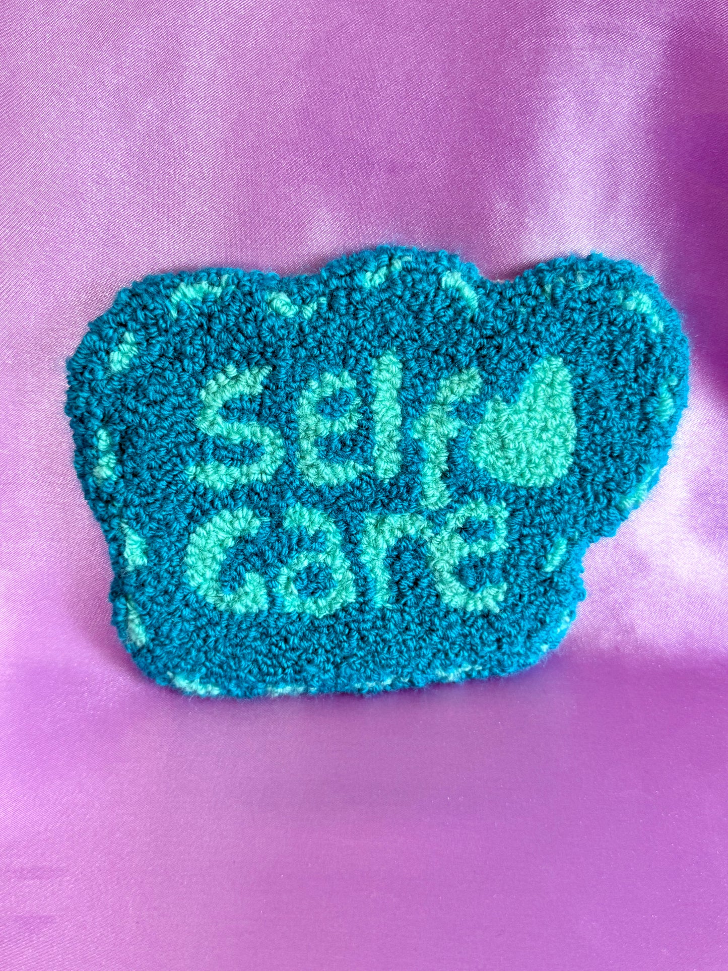 Self-Care Punch Needle Mug Coasters