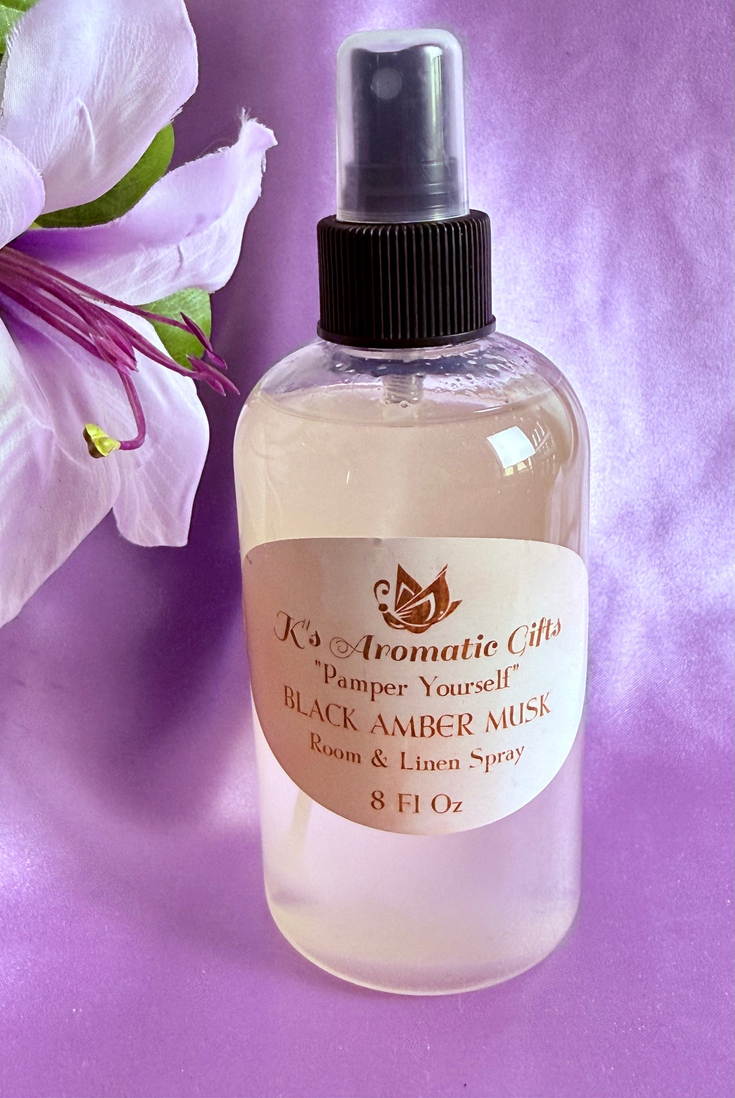 Black Amber Musk Room and Linen Spray