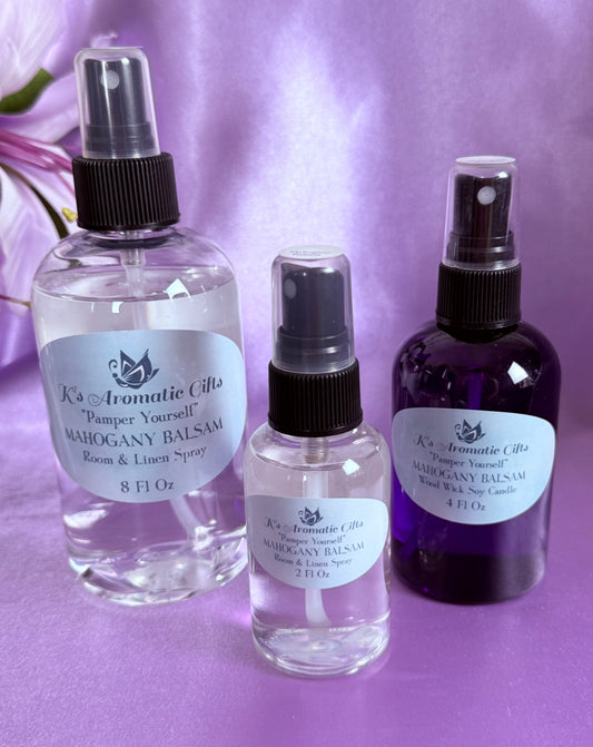 Mahogany Balsam Room and Linen Spray