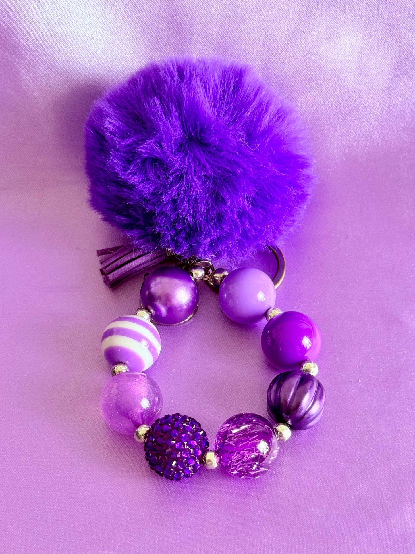 Beaded Keychain Wristlet