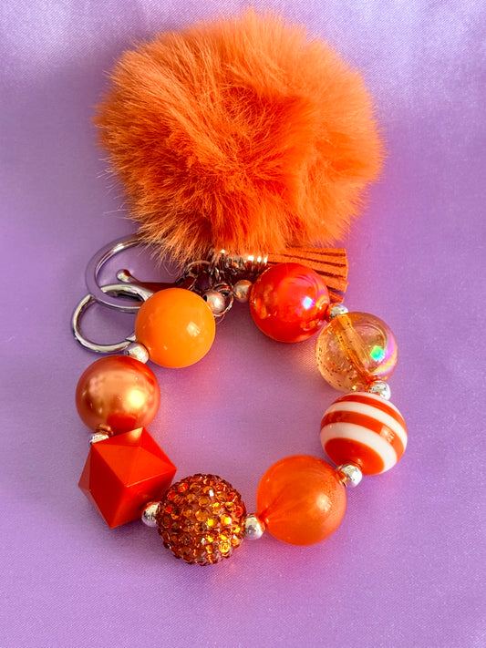Beaded Keychain Wristlet