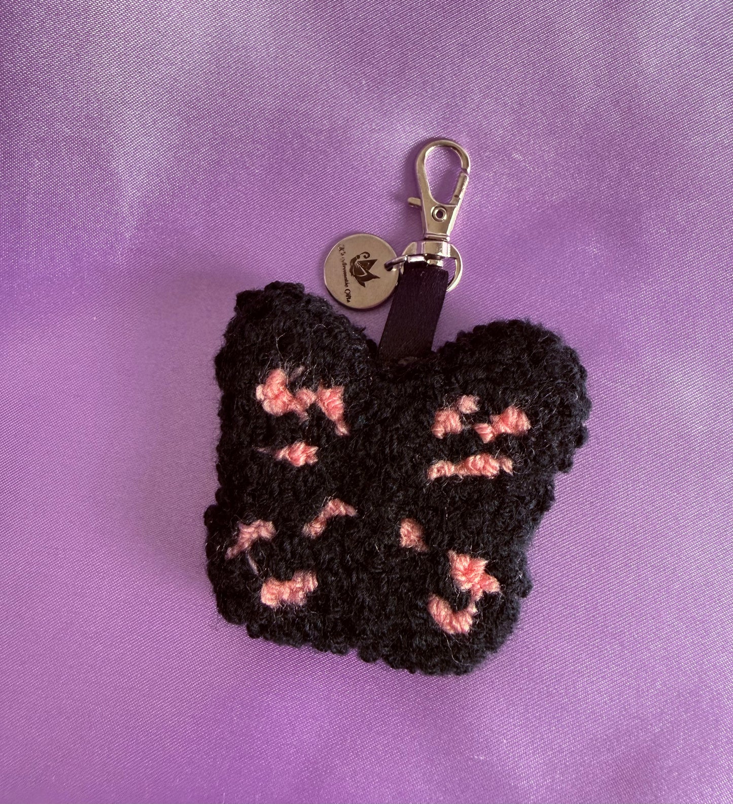 Butterfly Punch Needle Bag Charms