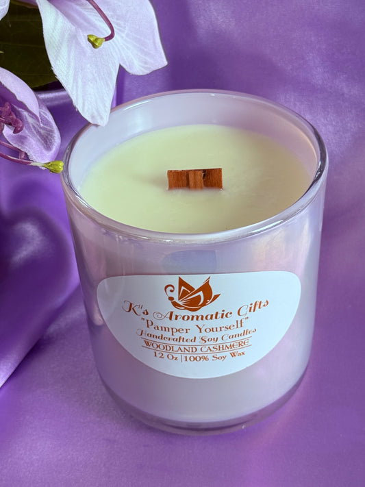 Woodland Cashmere Handcrafted Soy Candle