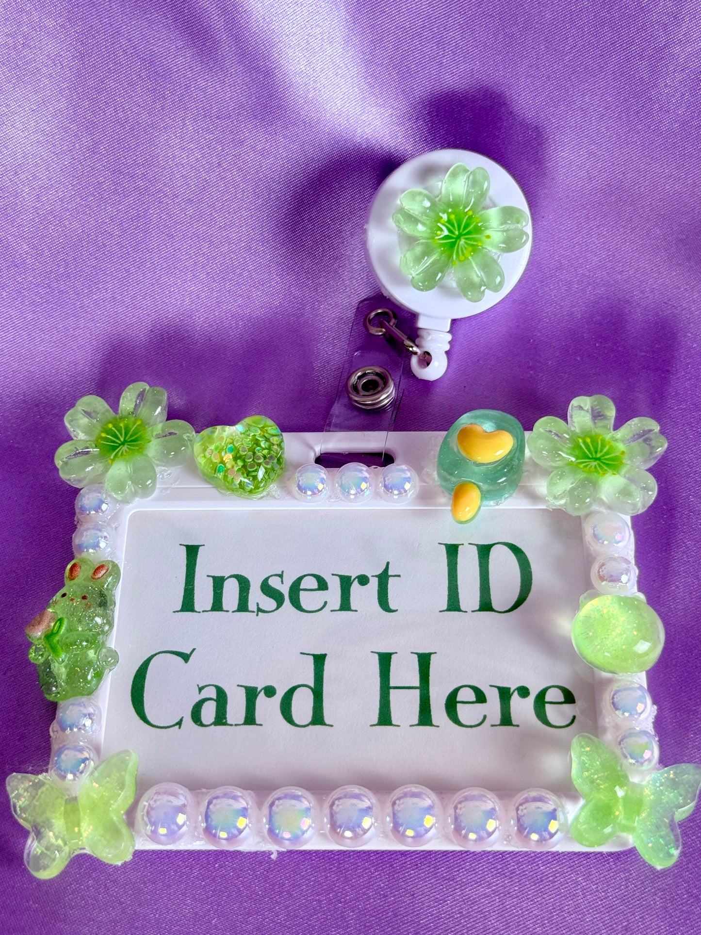 Beaded Badge Holder