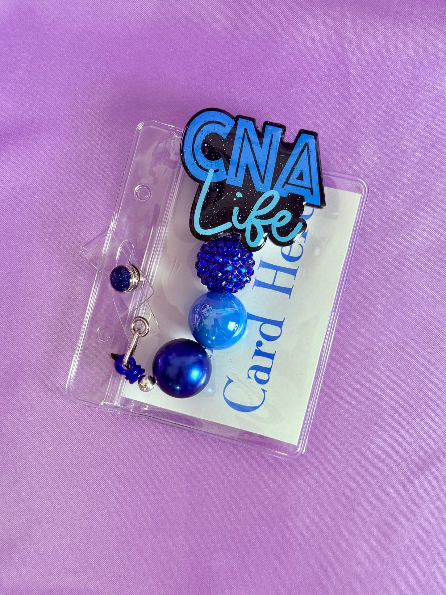 Beaded Badge Reel