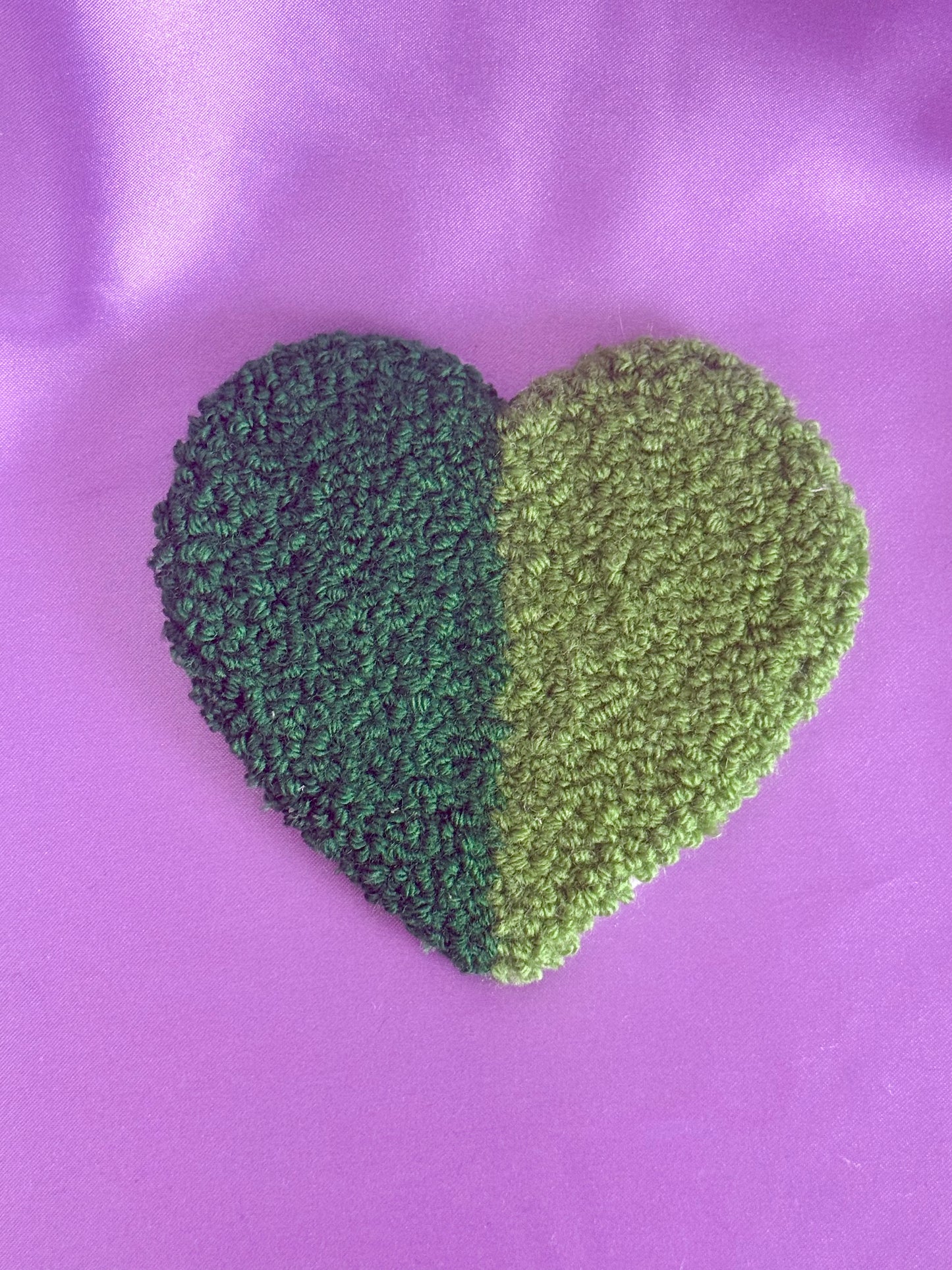 Heart Punch Needle Mug Coasters