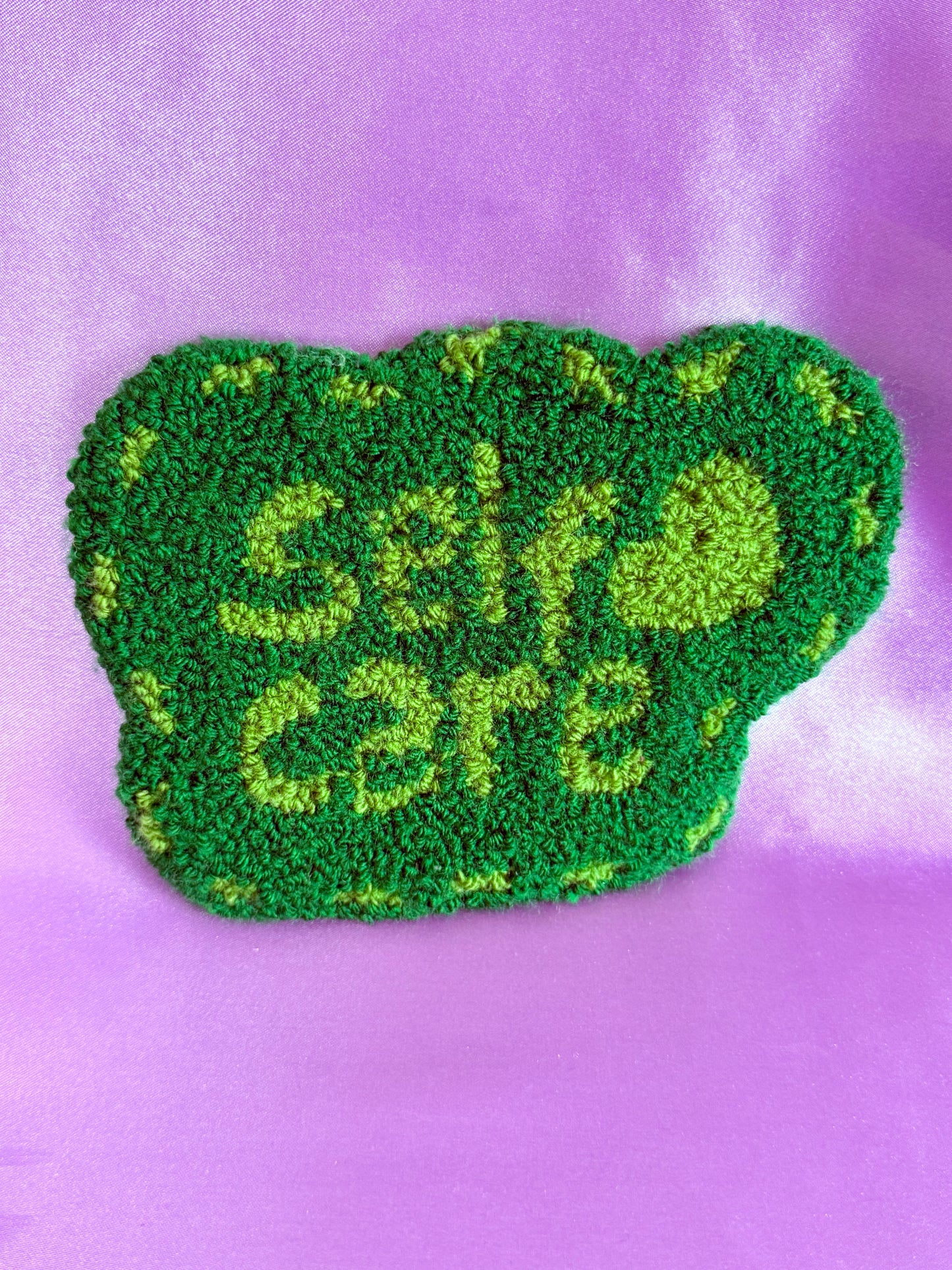 Self-Care Punch Needle Mug Coasters