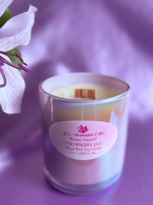 Strawberry Jam Handcrafted Soy Candle