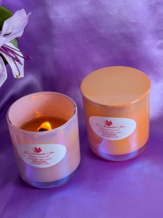 Pink Sangria Handcrafted Soy Candle