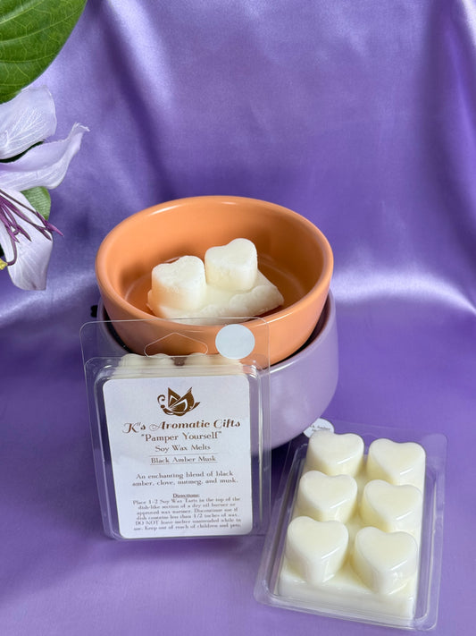 Black Amber Musk Handcrafted Soy Wax Melts
