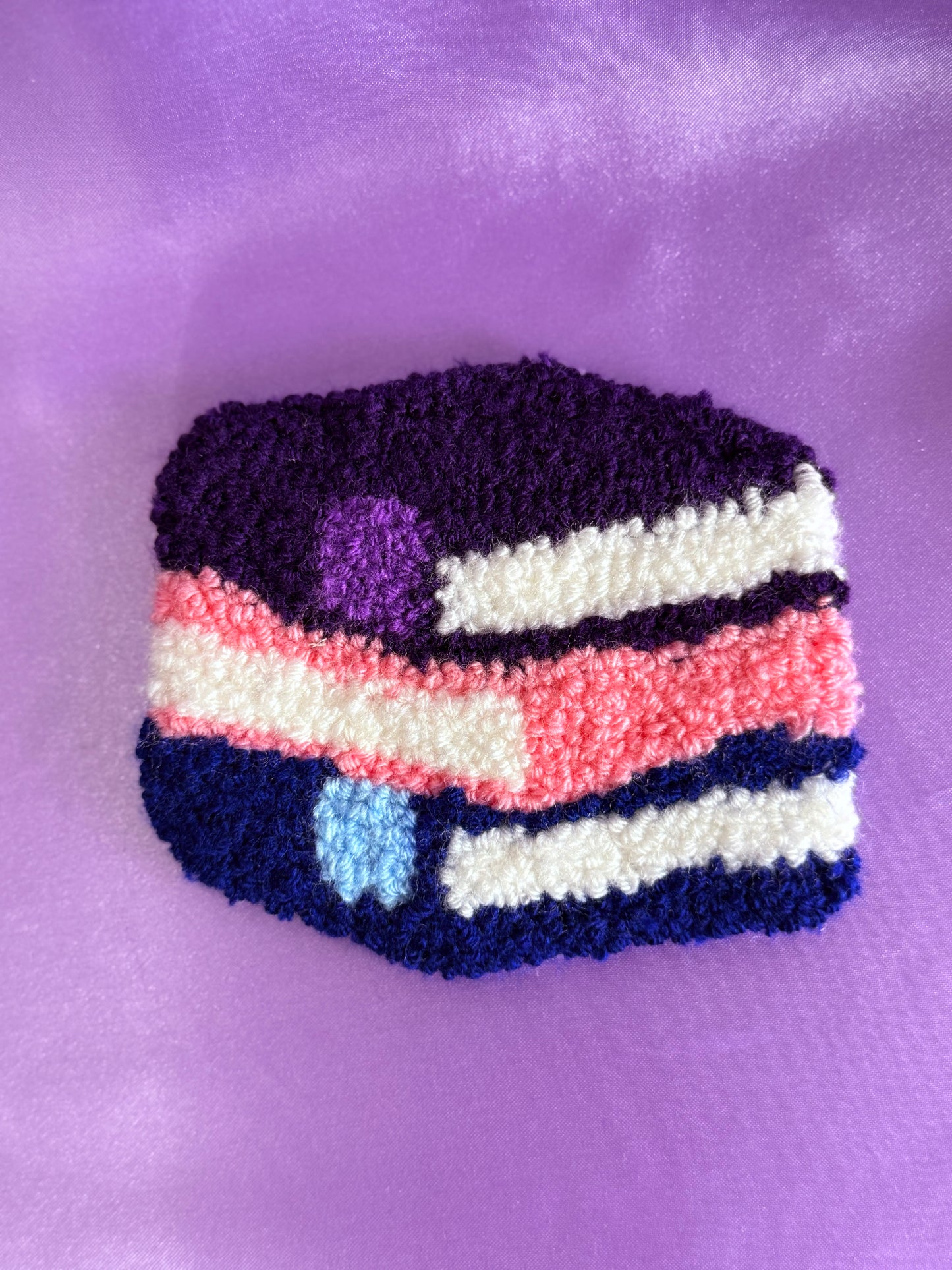 Books Punch Needle Mug Coasters