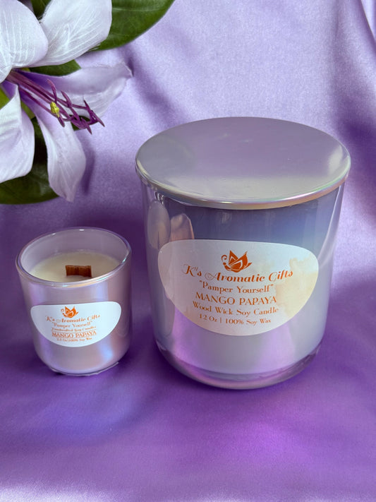 Mango Papaya Handcrafted Soy Candle