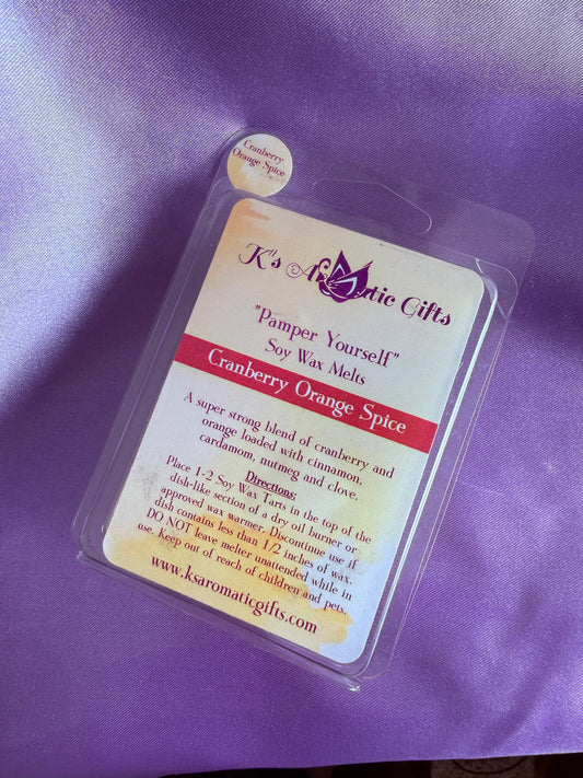Cranberry Orange Spice Handcrafted Soy Wax Melts