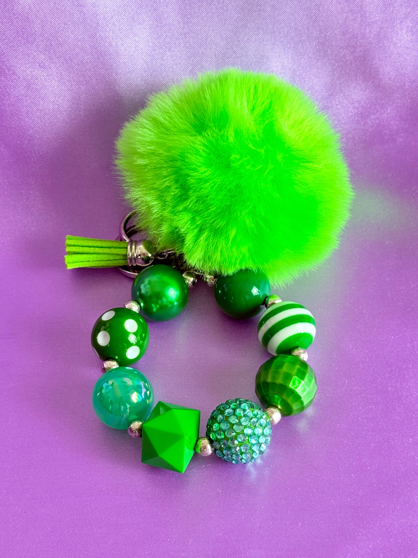 Beaded Keychain Wristlet