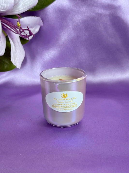 French Vanilla Pear Handcrafted Soy Candle