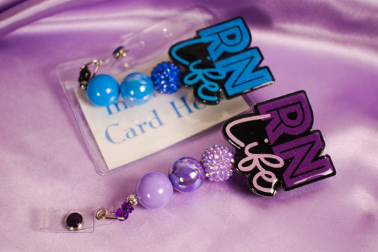 Beaded Badge Reel