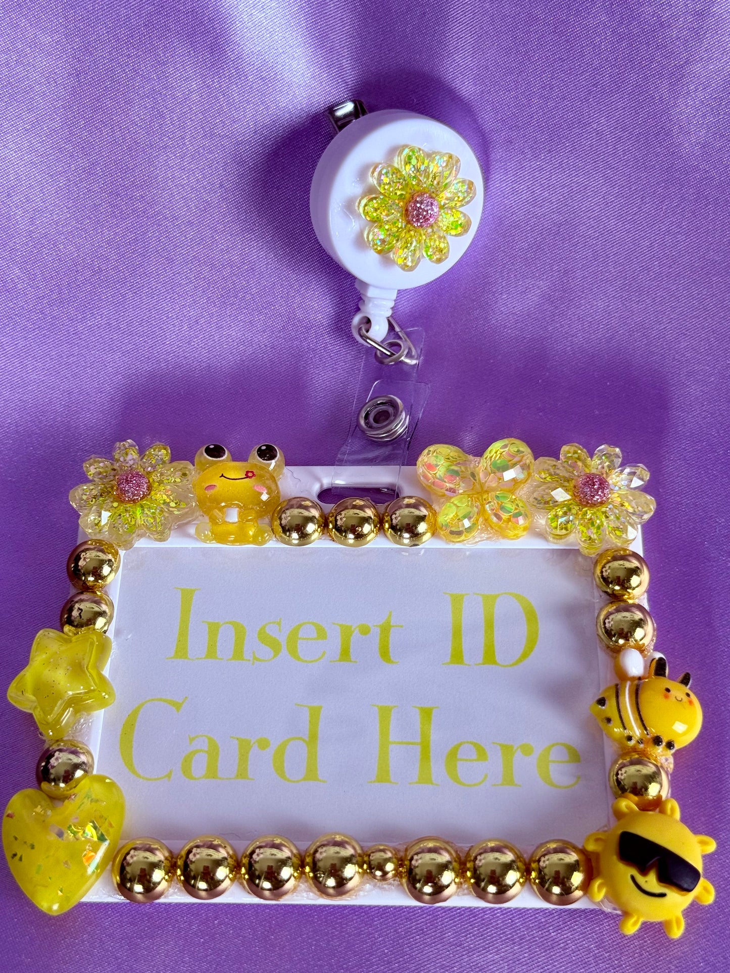 Beaded Badge Holder