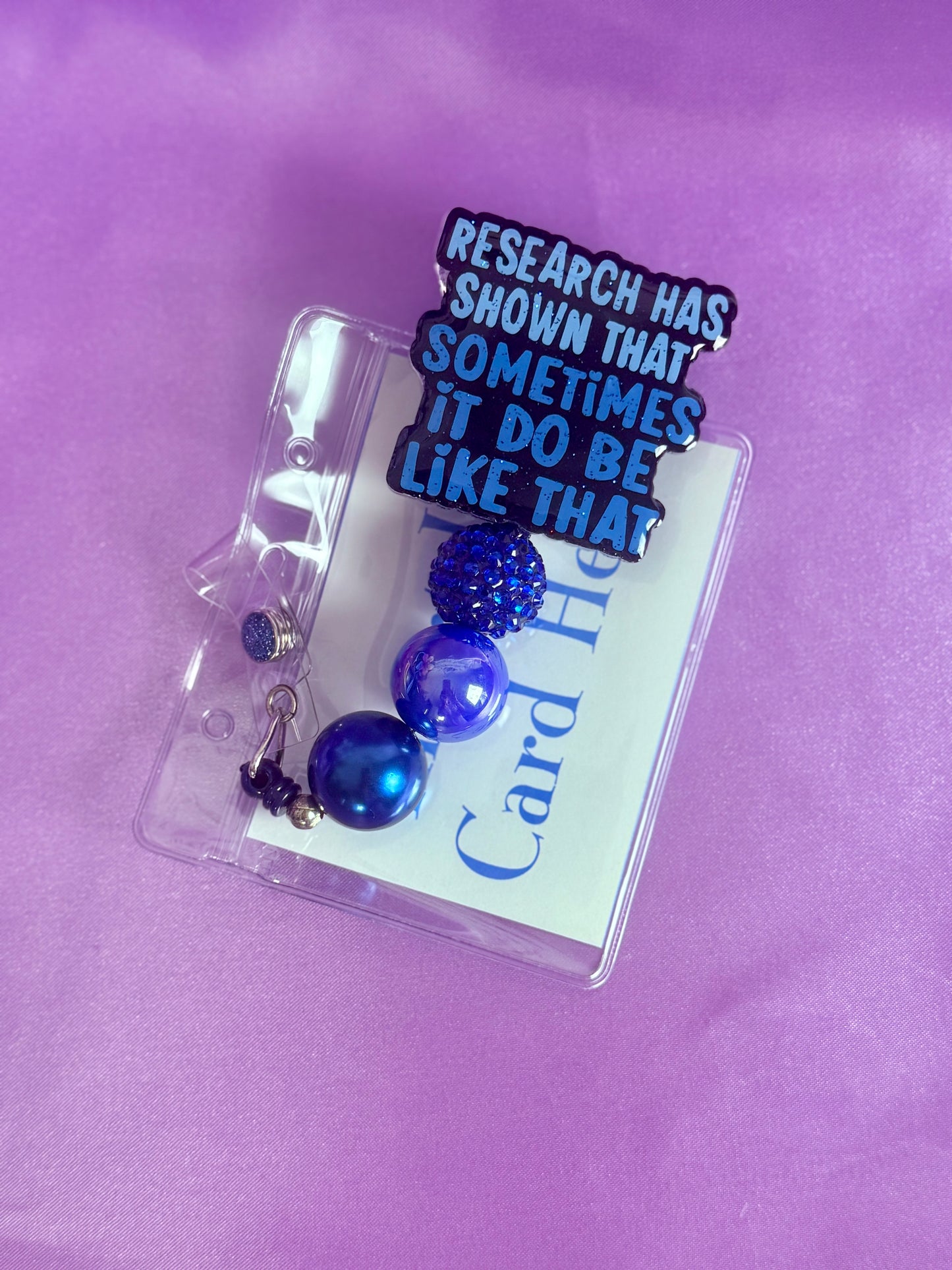 Beaded Badge Reel