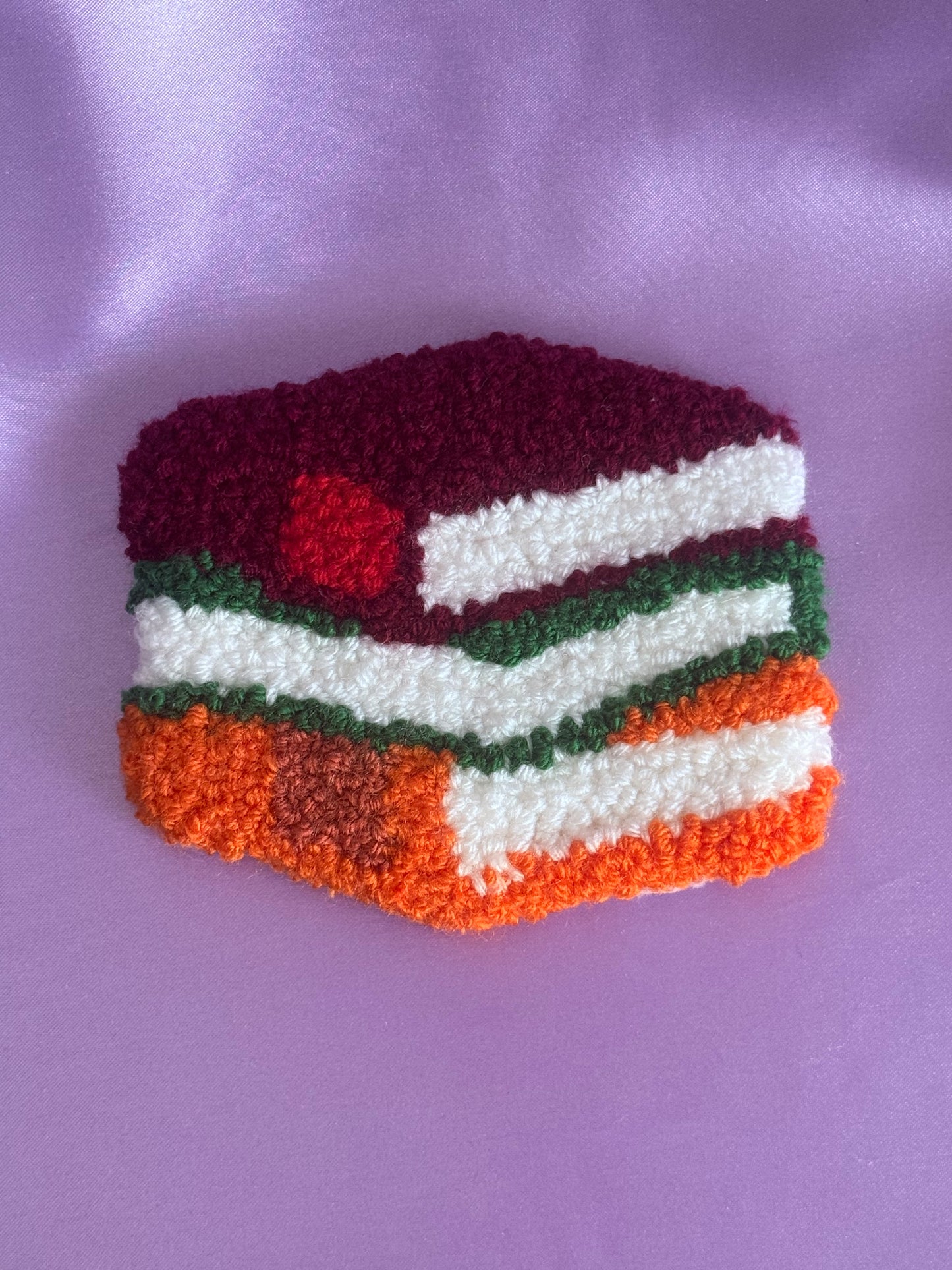 Books Punch Needle Mug Coasters