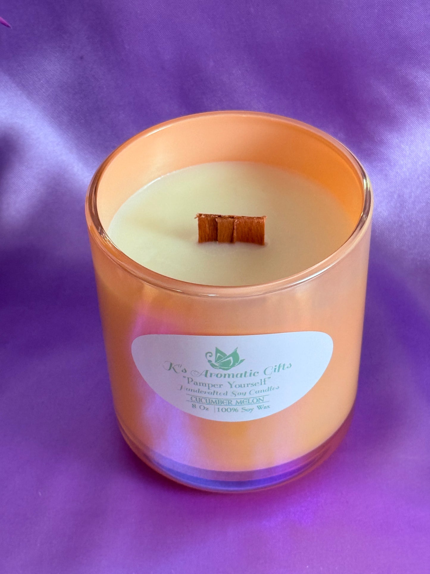 Cucumber Melon Handcrafted Soy Candle