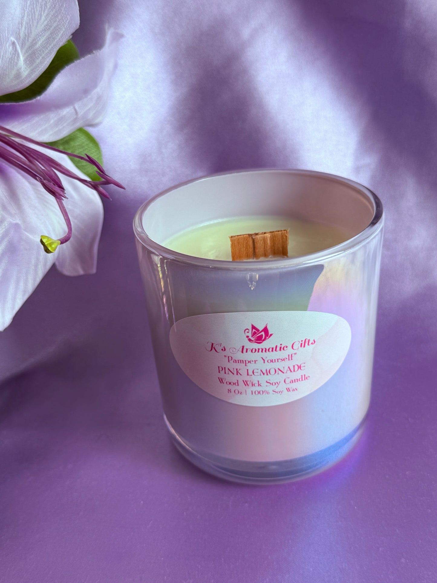 Pink Lemonade Handcrafted Soy Candle