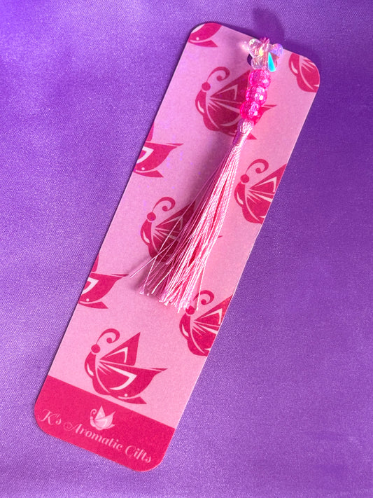 Pink Butterfly Bookmark