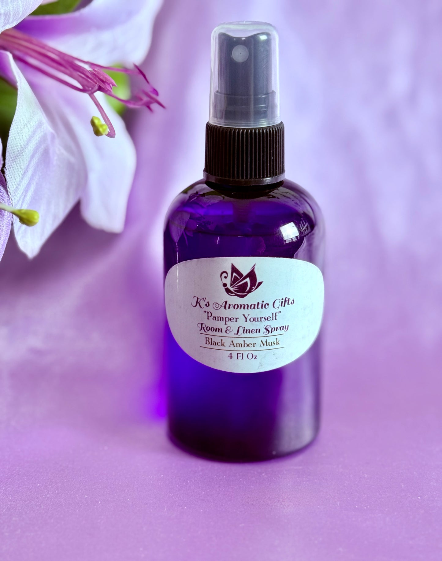 Black Amber Musk Room and Linen Spray