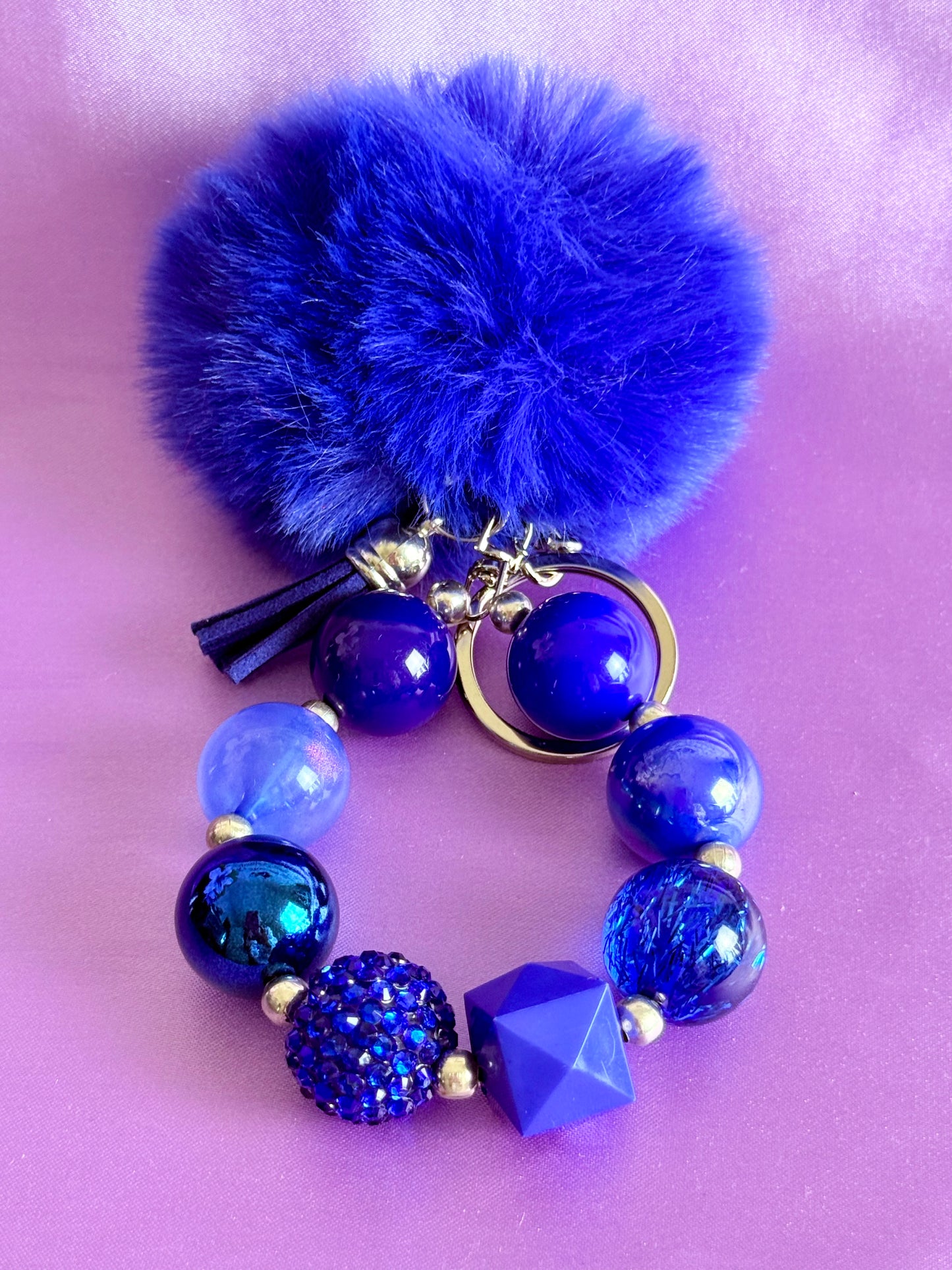 Beaded Keychain Wristlet