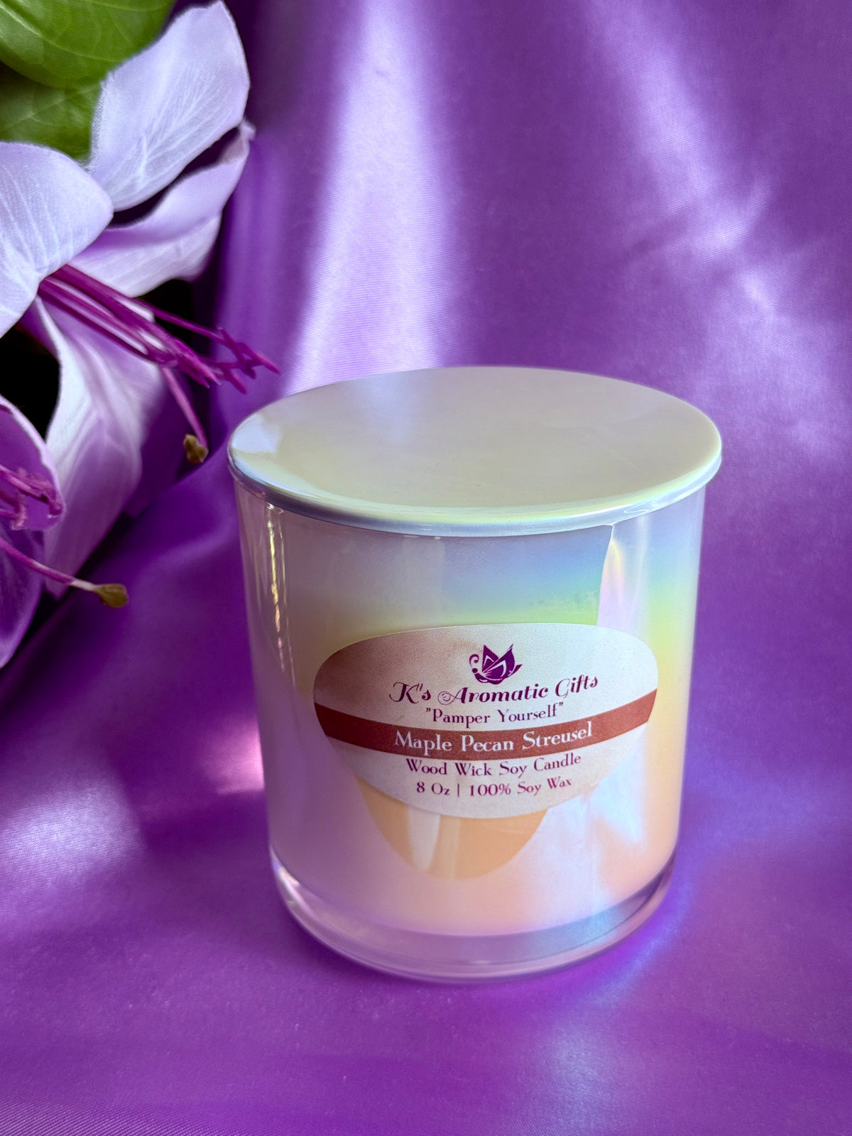 Maple Pecan Streusel Handcrafted Soy Candle