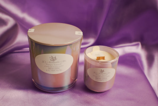 Fresh Linen Handcrafted Soy Candle