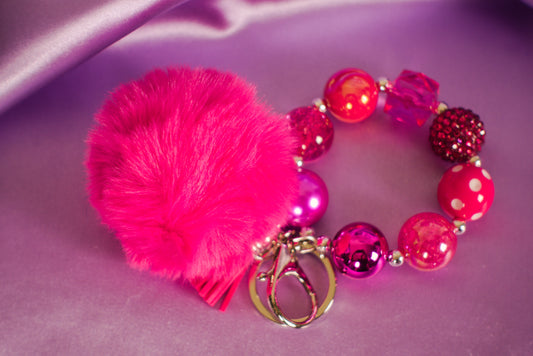 Beaded Keychain Wristlet