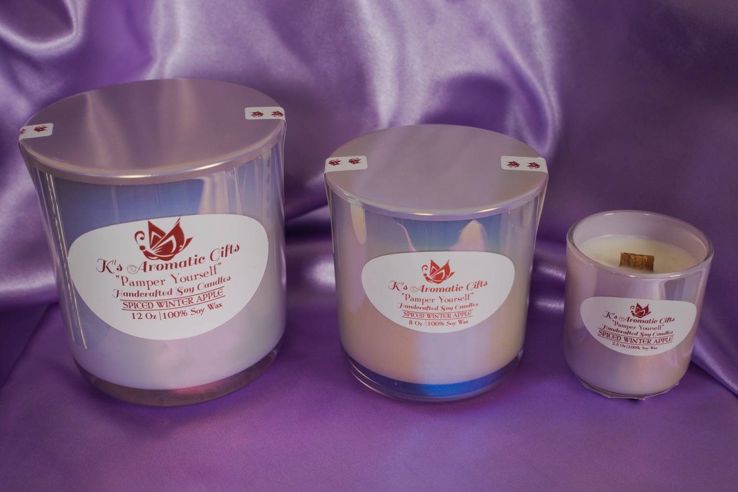 Spiced Winter Apple Handcrafted Soy Candle