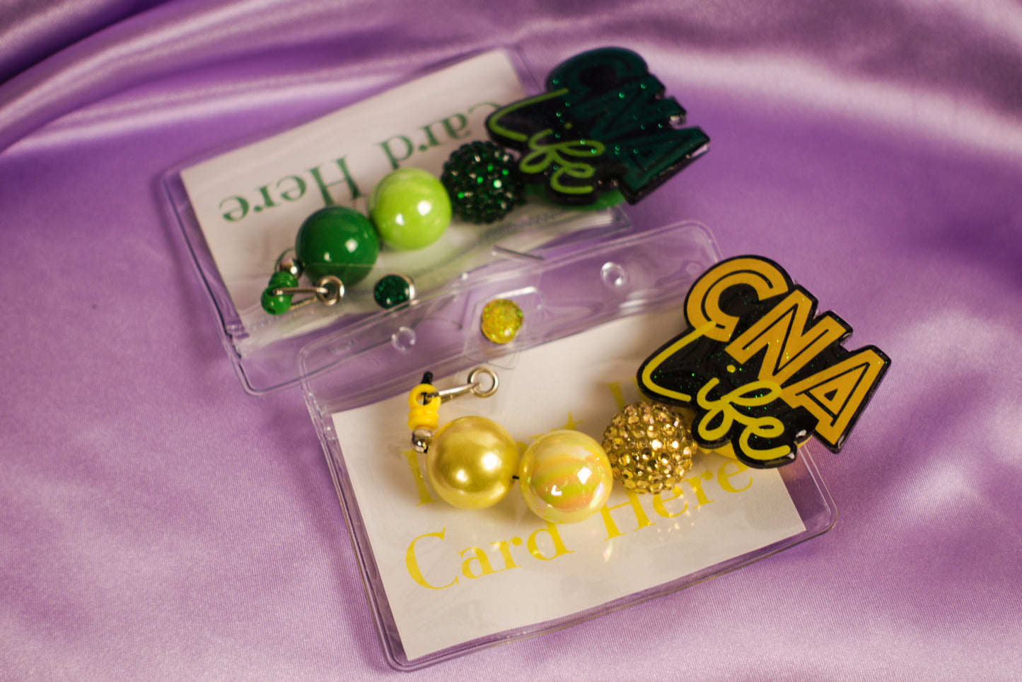 Beaded Badge Reel
