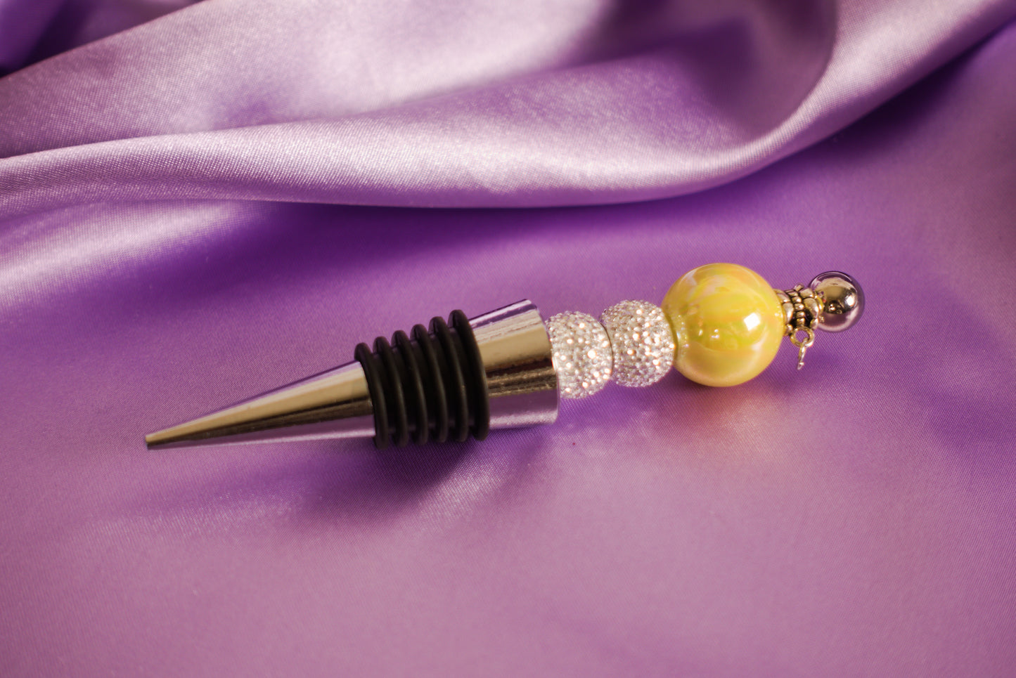 Beaded Wine Stopper